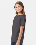 Hanes 5480 Smoke Grey — on model side