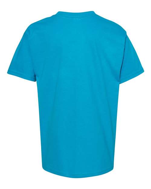 Hanes 5480 Teal — back