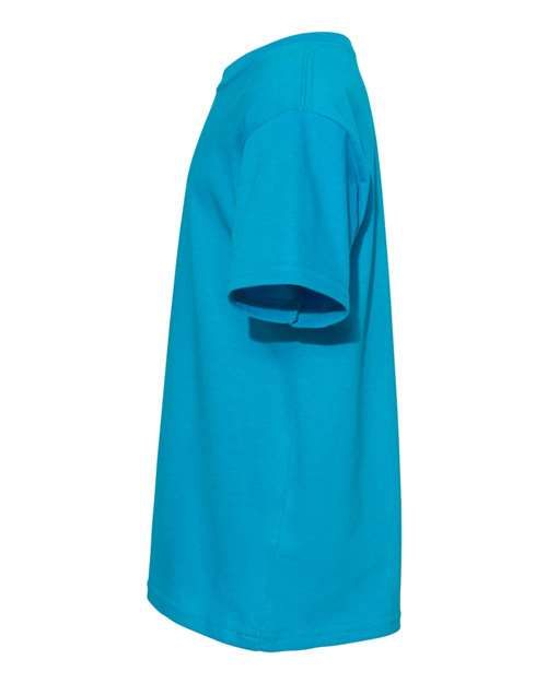Hanes 5480 Teal — direct side