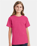 Hanes 5480 Wow Pink — on model front