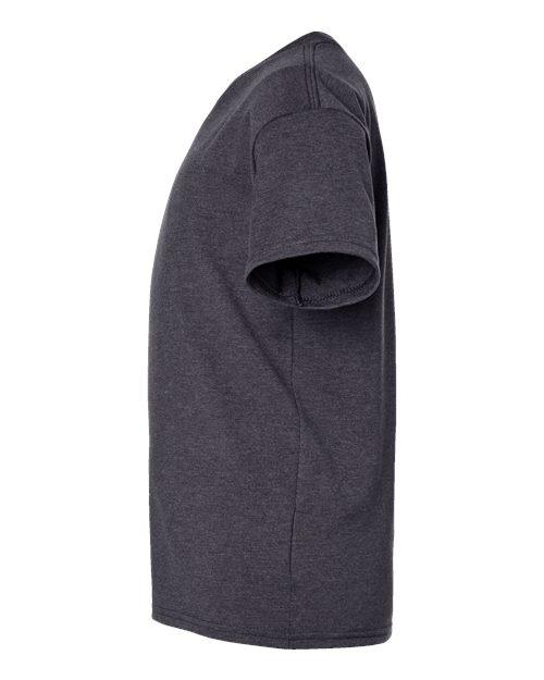 Hanes 498Y Charcoal Heather — direct side