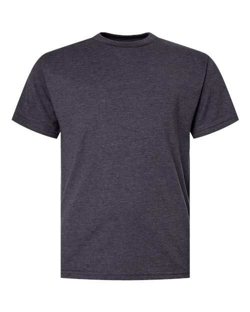 Hanes 498Y Charcoal Heather — front
