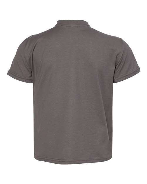Hanes 498Y Smoke Grey — back