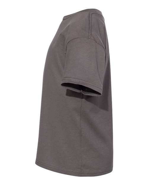 Hanes 498Y Smoke Grey — direct side