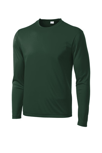 Unisex Long Sleeve PosiCharge Competitor Tee - Forest Green