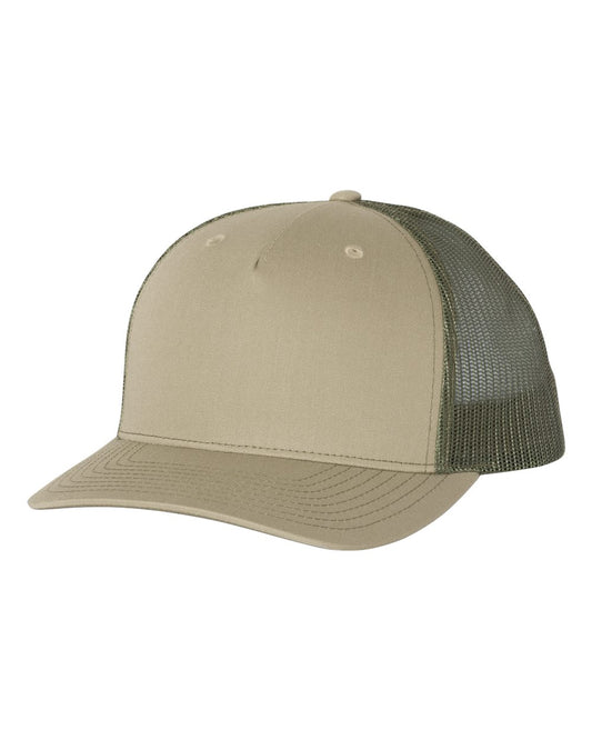 Trucker Cap - Pale Khaki / Loden Green