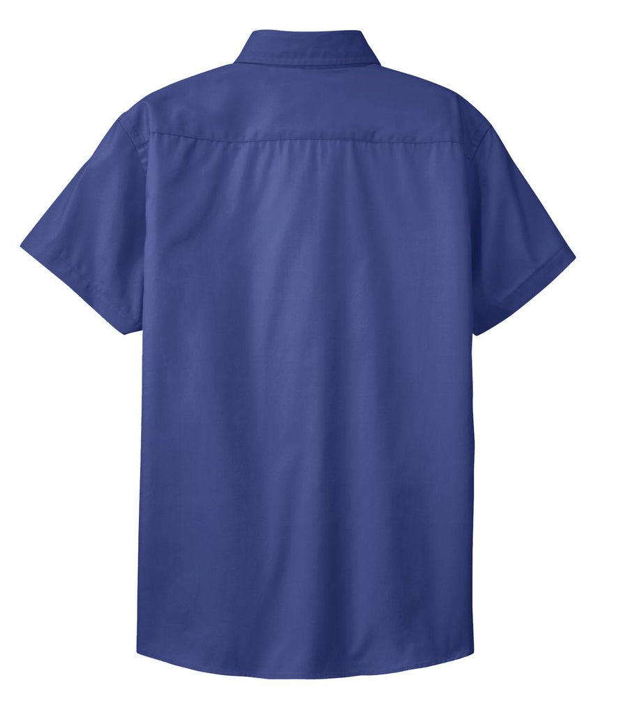 Women's Short Sleeve Easy Care Shirt - Mediter Blue