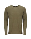 Men's Triblend Long-Sleeve Crew - Military Green