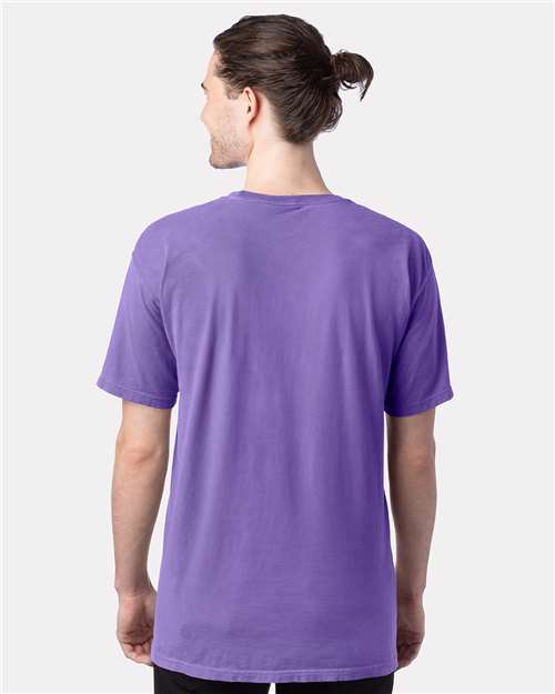 ComfortWash by Hanes GDH100 Lavender — on model back