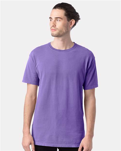 ComfortWash by Hanes GDH100 Lavender — on model front
