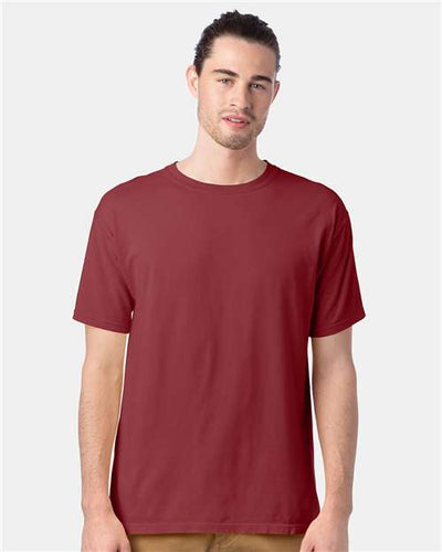 ComfortWash by Hanes GDH100 Cayenne — on model front