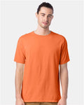 ComfortWash by Hanes GDH100 Horizon Orange — on model front