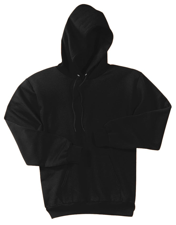 Unisex Essential Fleece Pullover Hoodie - Jet Black