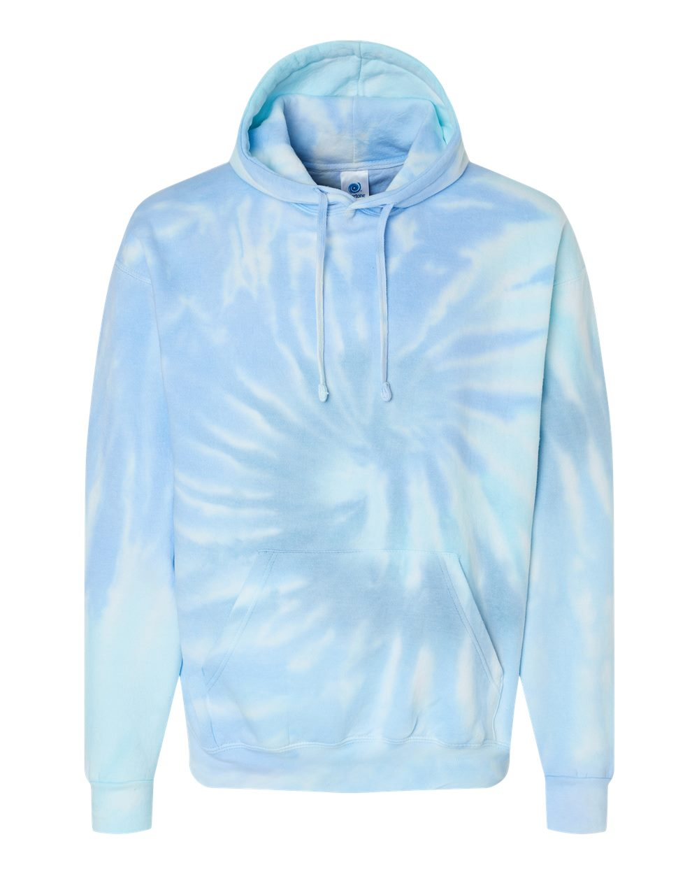 Unisex Tie-Dyed Pullover Hoodie - Lagoon