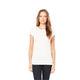 Bella + Canvas 8701 - Women's Sheer Mini Rib Short-Sleeve T-Shirt - Cream