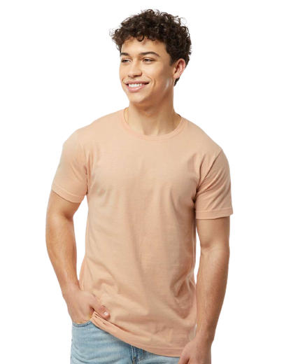 Unisex Fine Jersey Tee - Peach