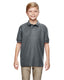 Gildan G728B - Youth Double Piqué Polo - Dark Heather