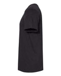 BELLA + CANVAS 3301 Black Heather — direct side