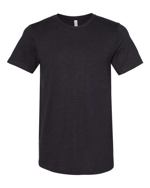 BELLA + CANVAS 3301 Black Heather — front