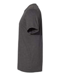 BELLA + CANVAS 3301 Dark Grey Heather — direct side