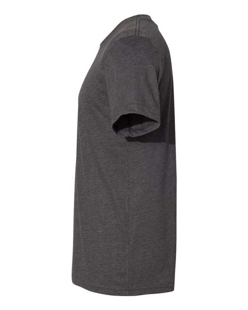 BELLA + CANVAS 3301 Dark Grey Heather — direct side