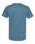 BELLA + CANVAS 3301 Heather Deep Teal — back