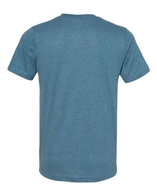 BELLA + CANVAS 3301 Heather Deep Teal — back