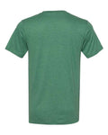 BELLA + CANVAS 3301 Heather Grass Green — back