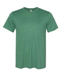 BELLA + CANVAS 3301 Heather Grass Green — front