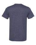 BELLA + CANVAS 3301 Heather Midnight Navy — back