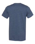 BELLA + CANVAS 3301 Heather Navy — back