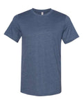 BELLA + CANVAS 3301 Heather Navy — front