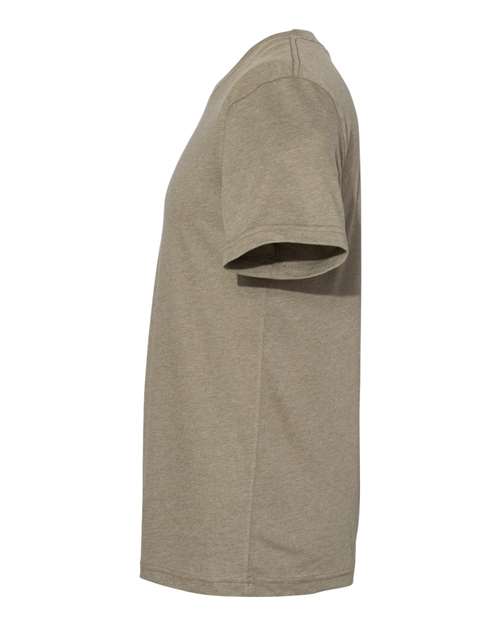BELLA + CANVAS 3301 Heather Olive — direct side