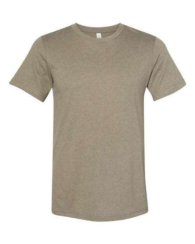 BELLA + CANVAS 3301 Heather Olive — front