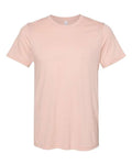 BELLA + CANVAS 3301 Heather Peach — front