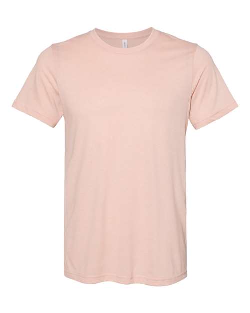 BELLA + CANVAS 3301 Heather Peach — front