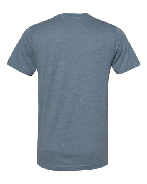 BELLA + CANVAS 3301 Heather Slate — back