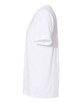BELLA + CANVAS 3301 Solid White Blend — direct side