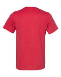 BELLA + CANVAS 3301 Heather Red — back
