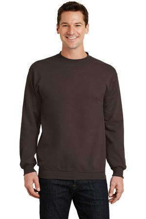 Unisex Core Fleece Crewneck Sweatshirt - Dark Chocolate