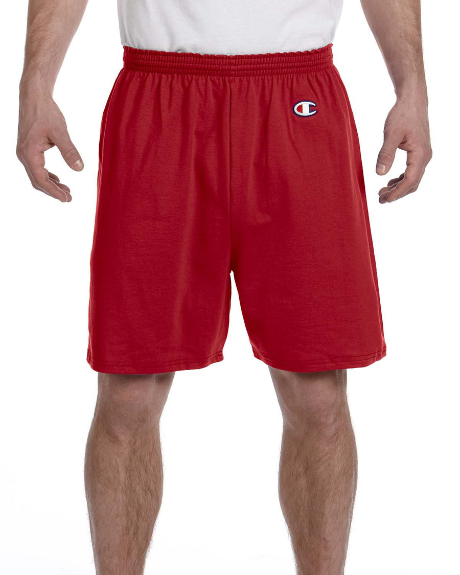Unisex Cotton Gym Short - Scarlet