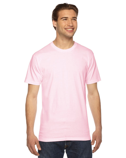 Unisex Fine Jersey Short-Sleeve T-Shirt - Light Pink