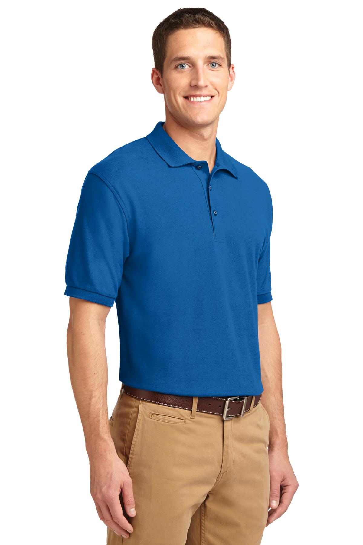 Unisex Silk Touch Polo - Strong Blue