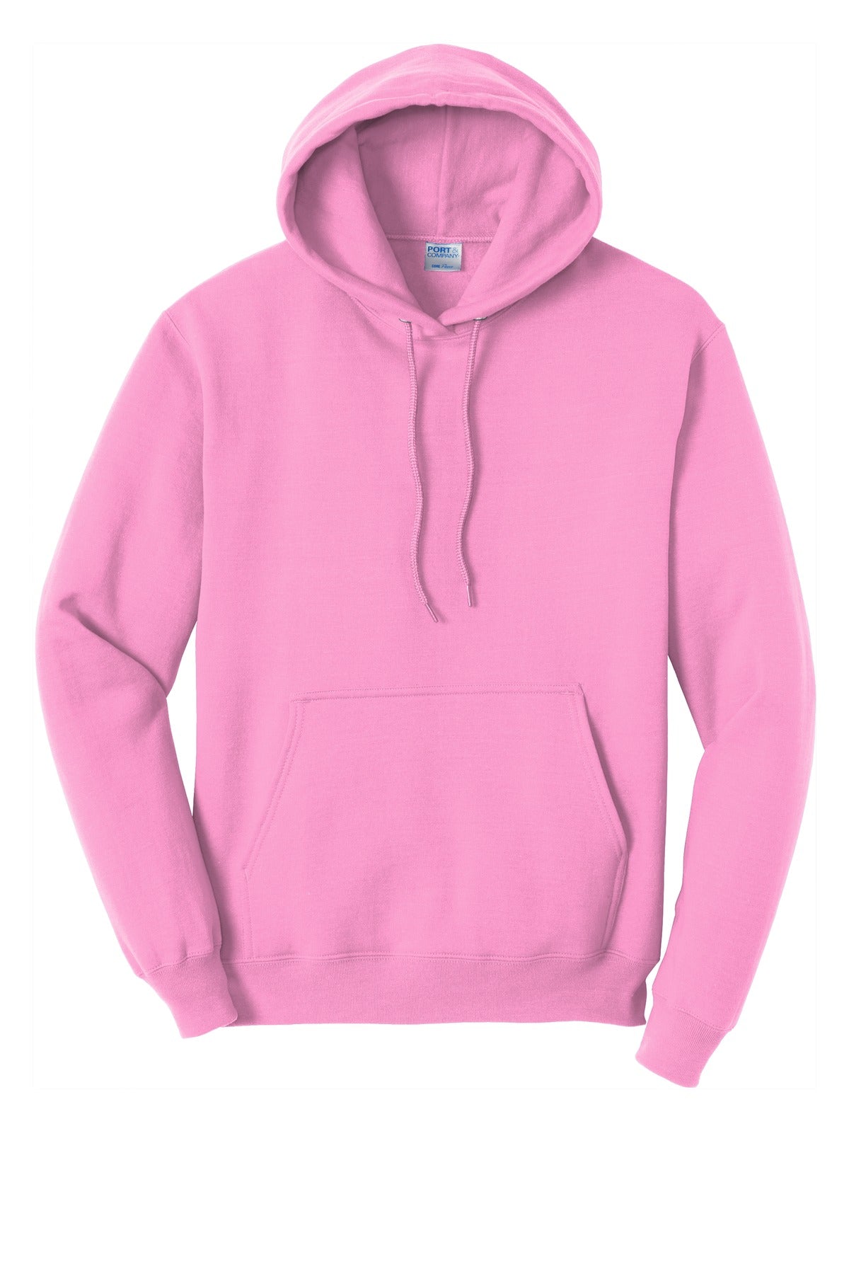 Unisex Core Fleece Pullover Hoodie - Candy Pink