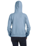 Women's Fleece Full-Zip Raglan Hoodie - Baby Blue