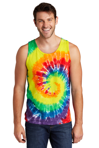Unisex Tie-Dye Tank Top - Rainbow