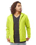 Unisex Water-Resistant Lightweight Windbreaker - Safety Yellow