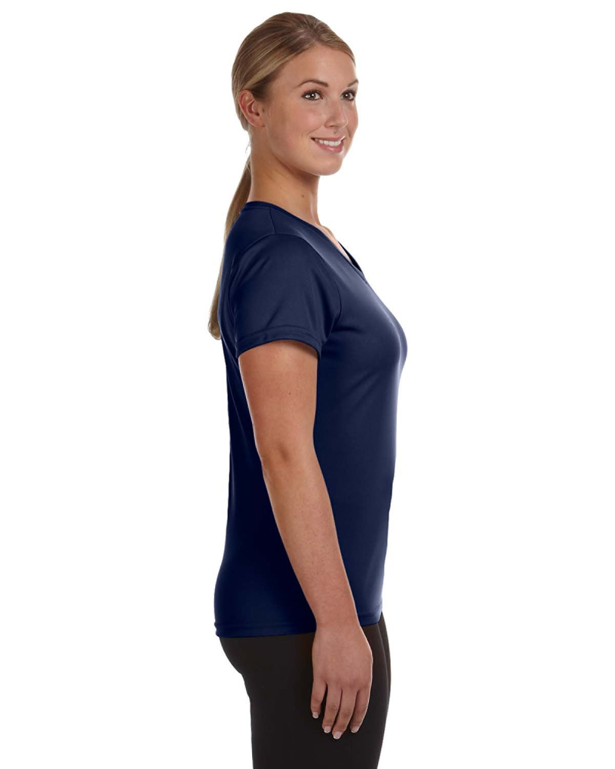 Women's Wicking T-Shirt - Navy