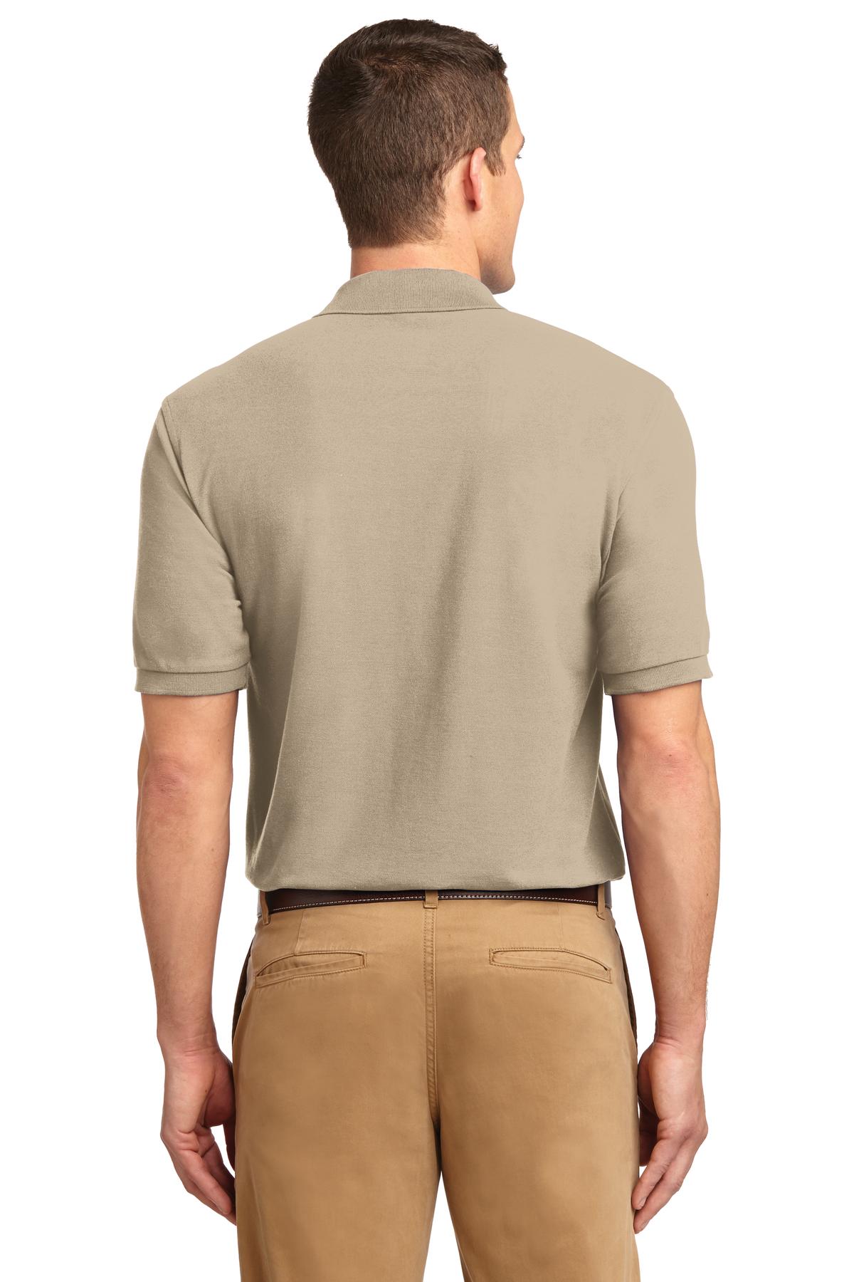Unisex Silk Touch Polo - Stone
