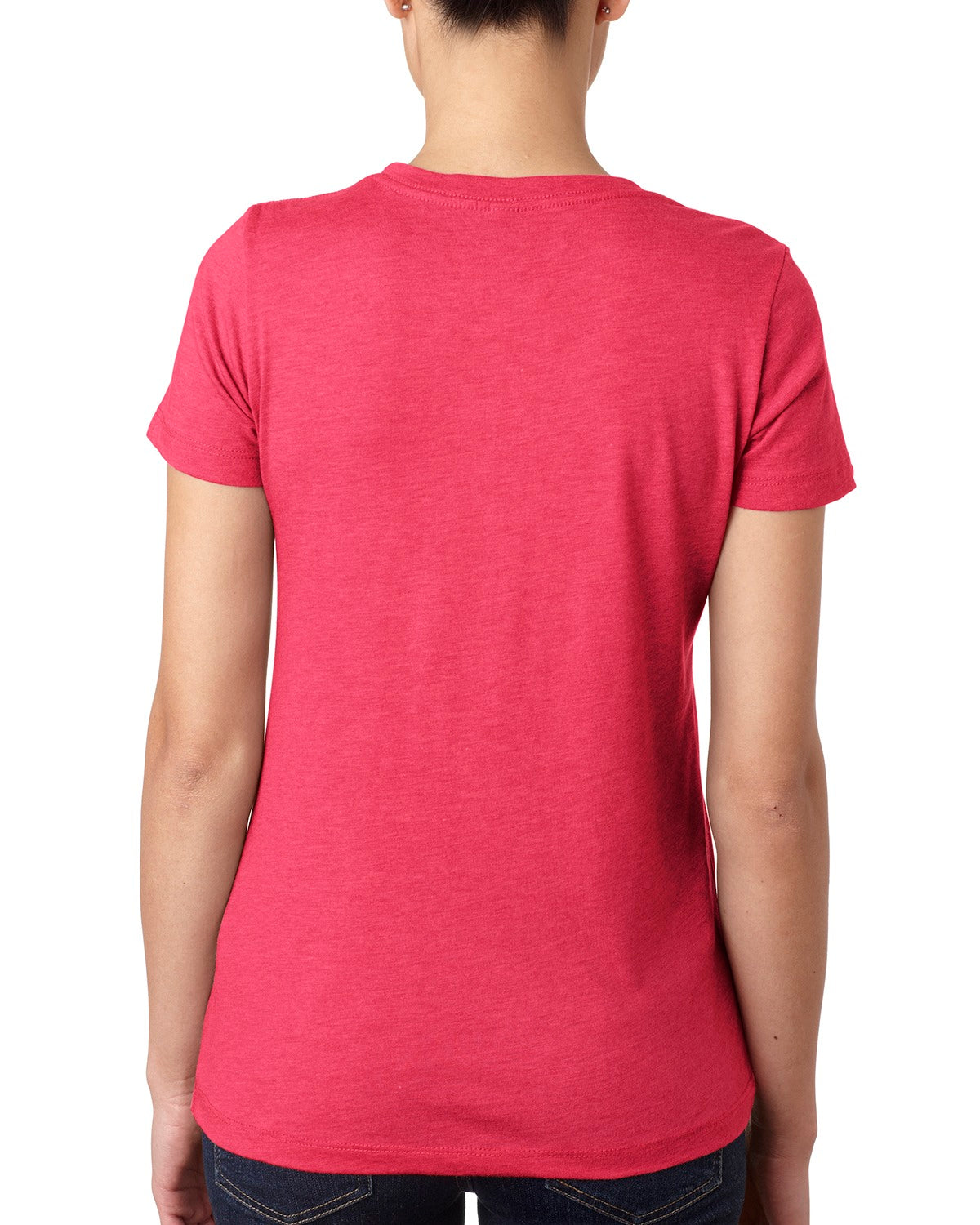 Women's Triblend Crew - Vintage Shocking Pink